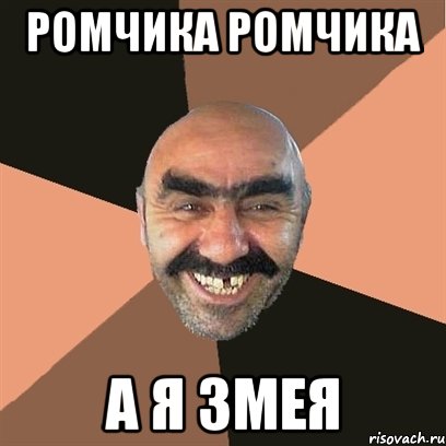 ромчика ромчика а я змея, Мем Я твой дом труба шатал