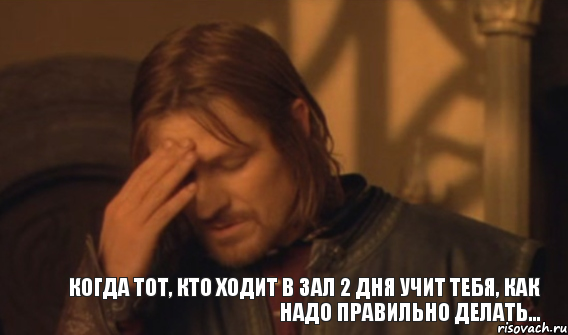 Когда тот, кто ходит в зал 2 дня учит тебя, как надо правильно делать..., Мем Закрывает лицо