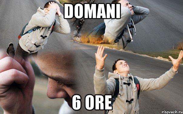domani 6 ore, Мем Завтра 4 пары
