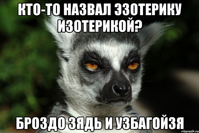 кто-то назвал эзотерику изотерикой? броздо зядь и узбагойзя, Мем   Я збагоен