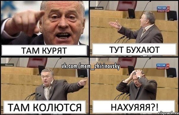 Там курят Тут бухают Там колются Нахуяяя?!, Комикс Жирик