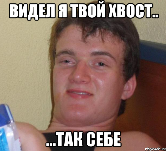 видел я твой хвост.. ...так себе, Мем 10 guy (Stoner Stanley really high guy укуренный парень)