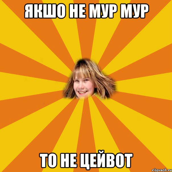 якшо не мур мур то не цейвот, Мем 1