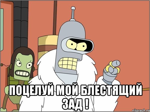  ПОЦЕЛУЙ МОЙ БЛЕСТЯЩИЙ ЗАД !, Мем Бендер