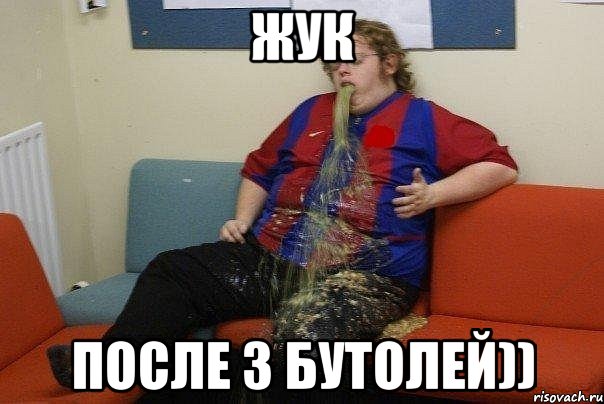 Жук после 3 бутолей))