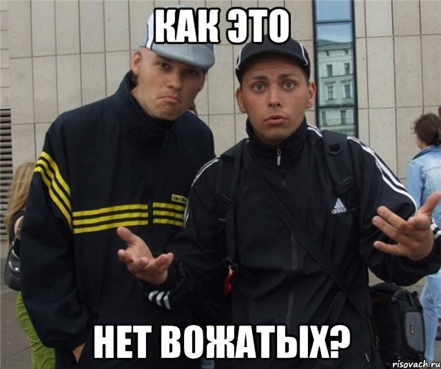 как это нет вожатых?