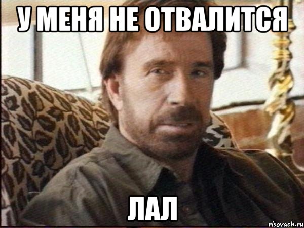 У меня не отвалится Лал, Мем чак норрис
