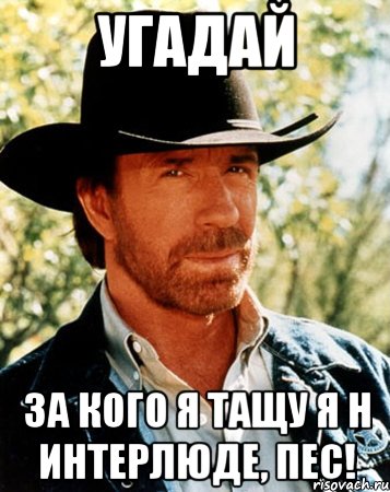 Угадай За кого я тащу я н Интерлюде, пес!