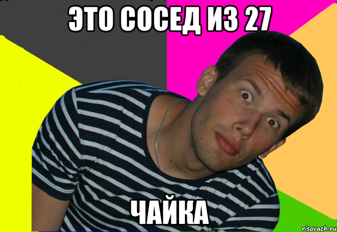 это сосед из 27 чайка