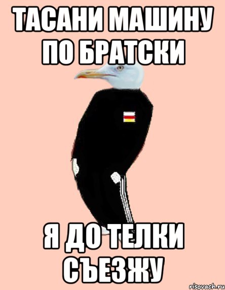 Тасани машину по братски я до телки съезжу