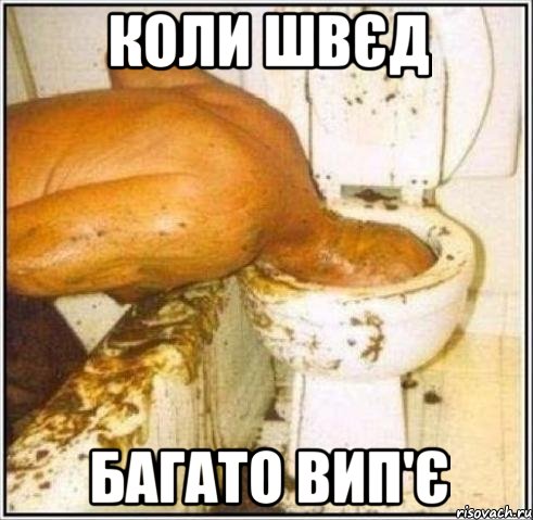 КОЛИ ШВЄД БАГАТО ВИП'Є, Мем Дайвер