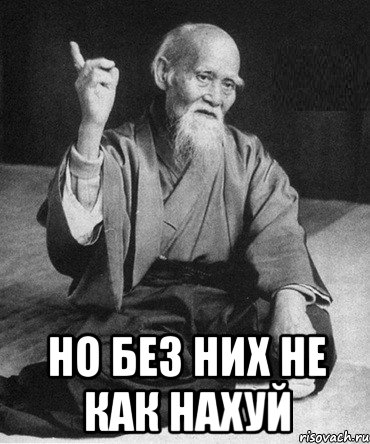  но без них не как нахуй, Мем Монах-мудрец (сэнсей)