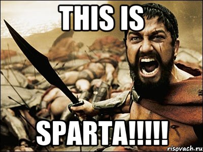 THIS IS SPARTA!!!!!, Мем Это Спарта