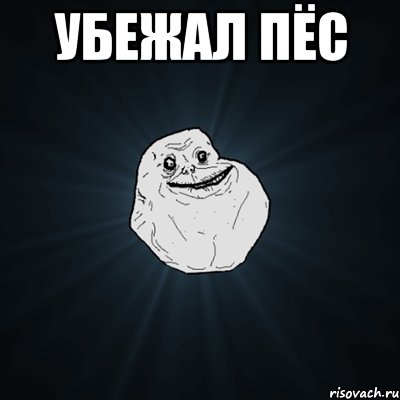 Убежал пёс , Мем Forever Alone