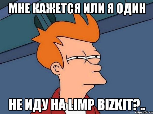 Мне кажется или я один не иду на Limp Bizkit?.., Мем  Фрай (мне кажется или)