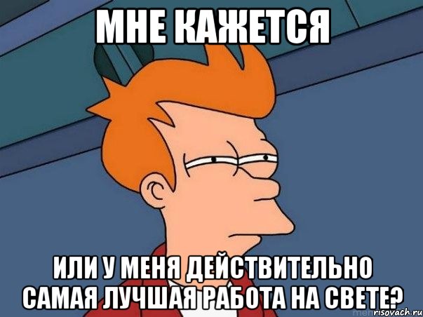 Мне кажется или у меня действительно самая лучшая работа на свете?, Мем  Фрай (мне кажется или)