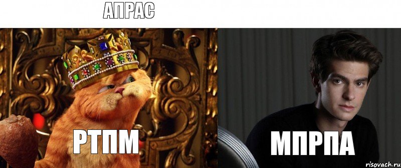 апрас ртпм мпрпа, Комикс Гарфилд