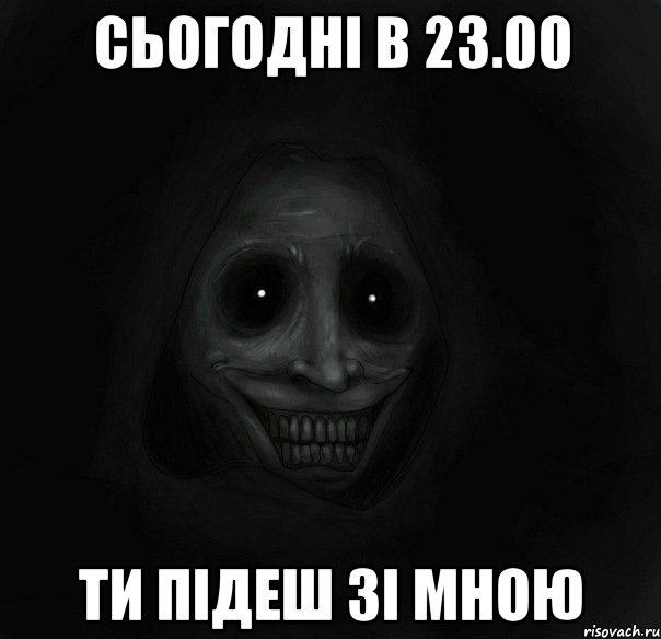 Сьогодні в 23.00 Ти підеш зі мною, Мем Ночной гость