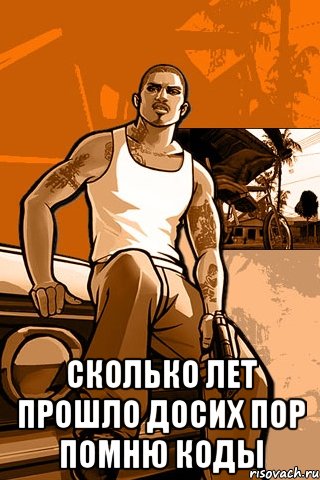  сколько лет прошло досих пор помню коды, Мем GTA