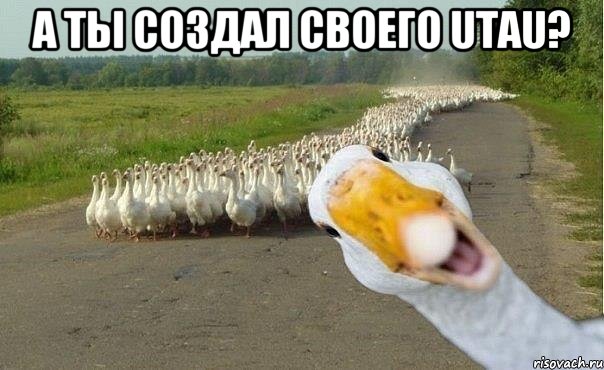 А ты создал своего UTAU? , Мем гуси