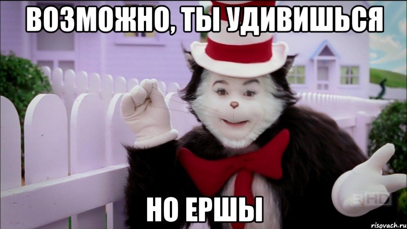 возможно, ты удивишься но ершы
