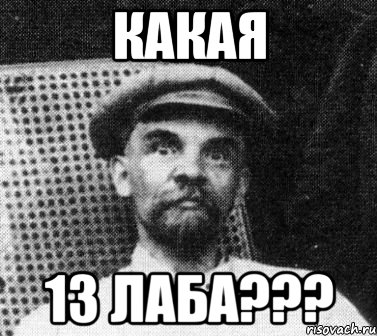 КАКАЯ 13 ЛАБА???, Мем   Ленин удивлен