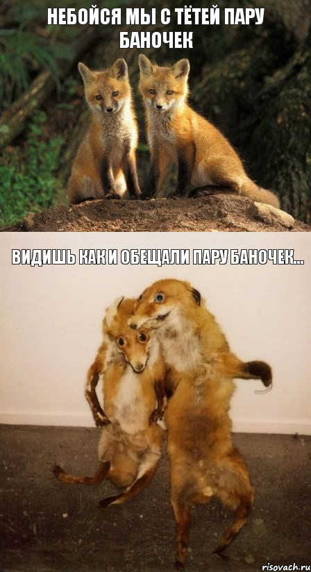 Небойся мы с тётей пару баночек Видишь как и обещали пару баночек...
