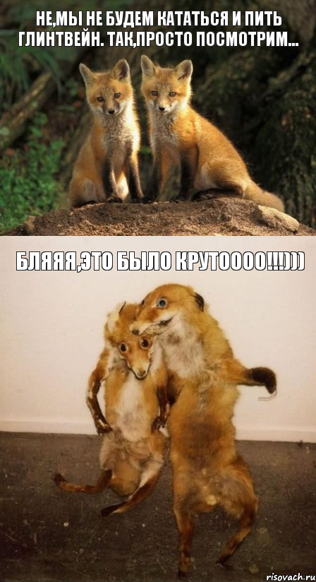 НЕ,МЫ НЕ БУДЕМ КАТАТЬСЯ И ПИТЬ ГЛИНТВЕЙН. ТАК,ПРОСТО ПОСМОТРИМ... БЛЯЯЯ,ЭТО БЫЛО КРУТОООО!!!)))