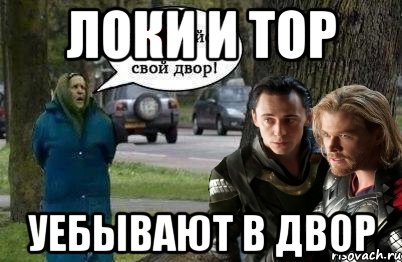 локи и тор уебывают в двор