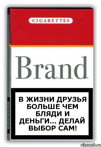 В жизни друзья больше чем бляди и деньги... Делай выбор сам!, Комикс Минздрав