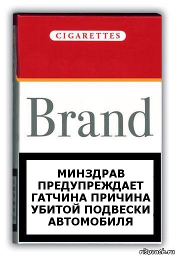 Минздрав предупреждает Гатчина причина убитой подвески автомобиля, Комикс Минздрав