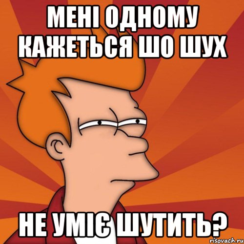 мені одному кажеться шо шух не уміє шутить?, Мем Мне кажется или (Фрай Футурама)