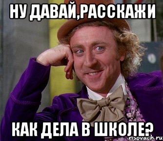 Ну давай,расскажи Как дела в школе?, Мем мое лицо