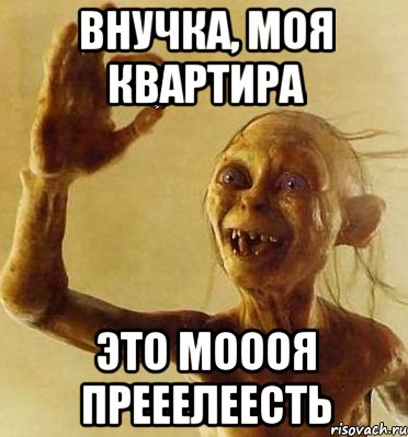 внучка, моя квартира это моооя прееелеесть, Мем моя прелесть