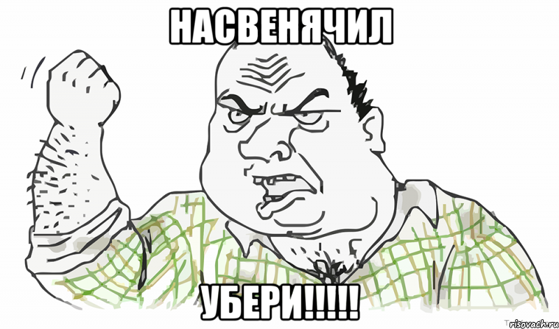 насвенячил убери!!!, Мем Будь мужиком