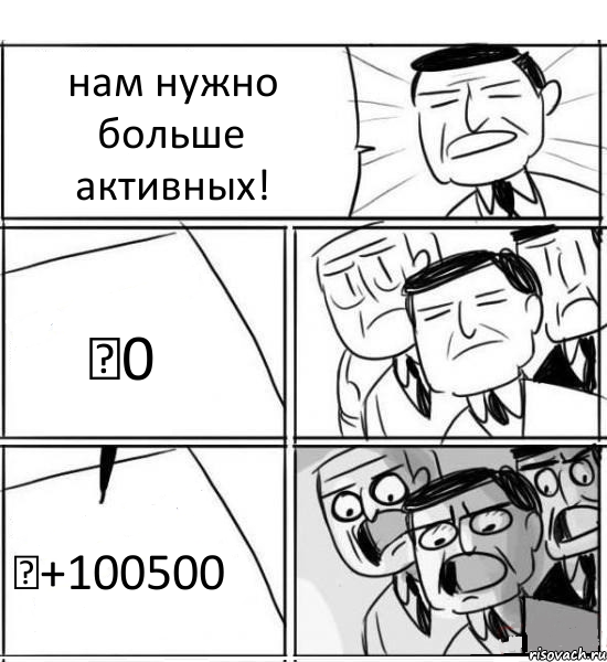 нам нужно больше активных! ♥0 ♥+100500, Комикс нам нужна новая идея