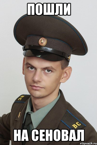 пошли на сеновал