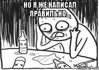но я же написал правильно... , Мем Но я же