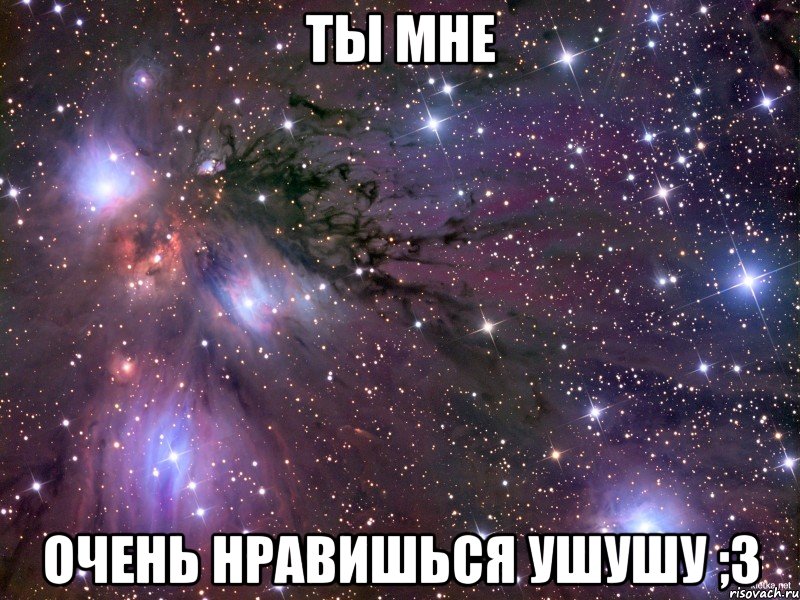 ты мне очень нравишься ушушу ;3, Мем Космос