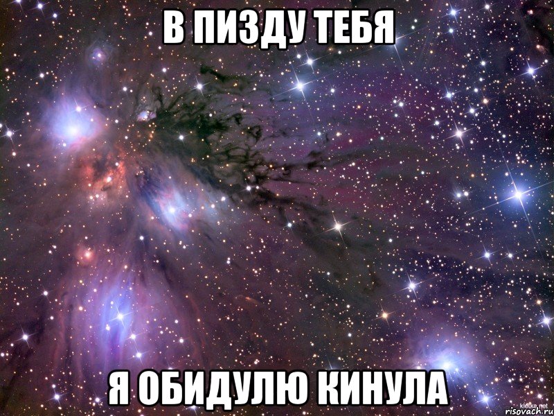 В пизду тебя я обидулю кинула, Мем Космос