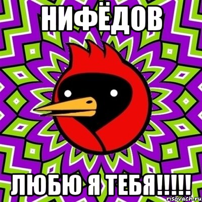 нифёдов любю я тебя!!!, Мем Омская птица
