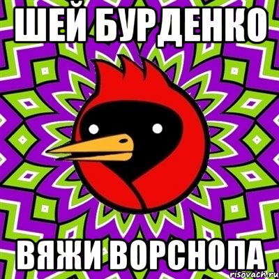 шей бурденко вяжи ворснопа, Мем Омская птица