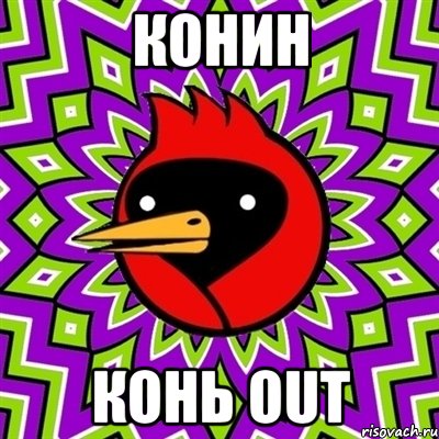 конин конь out, Мем Омская птица