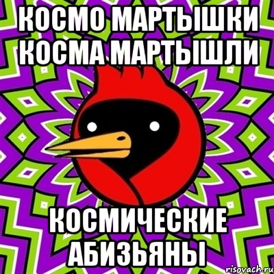 космо мартышки косма мартышли космические абизьяны, Мем Омская птица