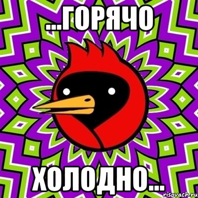...горячо холодно..., Мем Омская птица