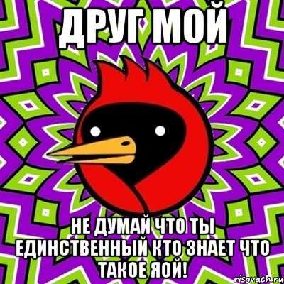 Друг мой Не думай что ты единственный кто знает что такое ЯОЙ!, Мем Омская птица
