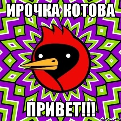 Ирочка Котова Привет!!!, Мем Омская птица
