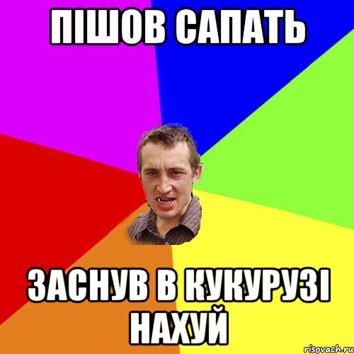 пішов сапать заснув в кукурузі нахуй, Мем Чоткий паца