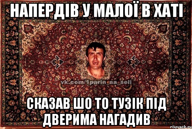 напердів у малої в хаті сказав шо то тузік під дверима нагадив, Мем Парнь на сел