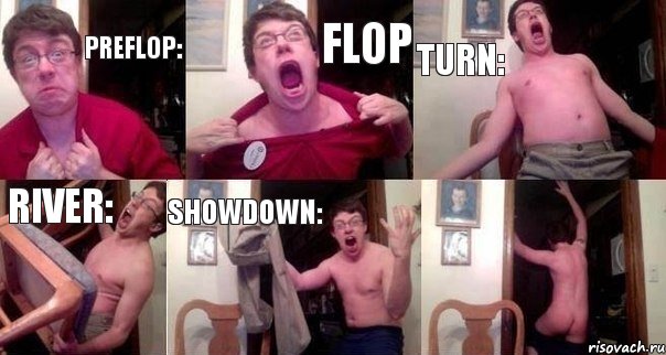 Preflop: Flop Turn: River: Showdown: 